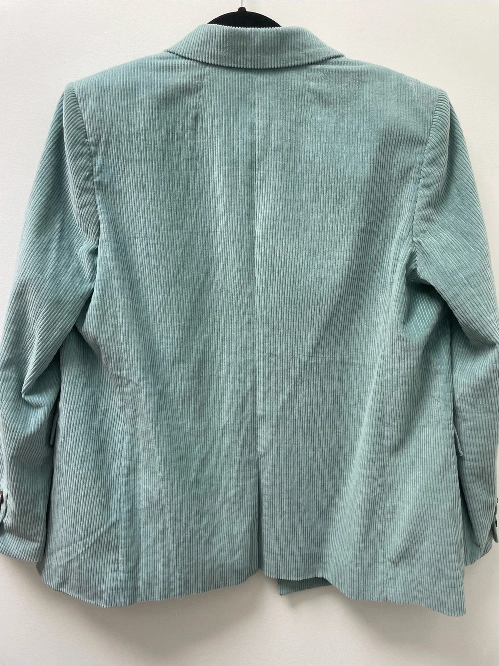 J. Crew x Nalya Reimagined Italian Corduroy Blazer Size 12 Sea Foam Green